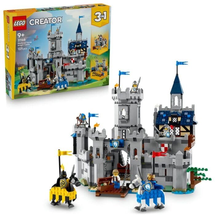 LEGO CREATOR CASTEL MEDIEVAL CU CAI SI CAVALERI 31168 - imagine 9
