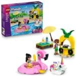 LEGO FRIENDS PETRECERE LA PISCINA CU UNICORNUL SI FLAMINGO 42658 - imagine 9