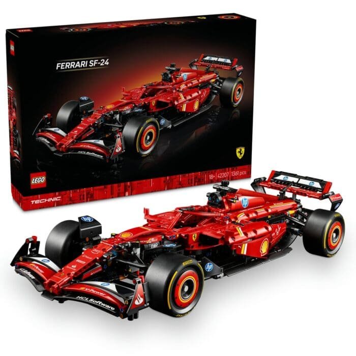 LEGO TECHNIC MASINA F1 FERRARI SF-24 42207 - imagine 9