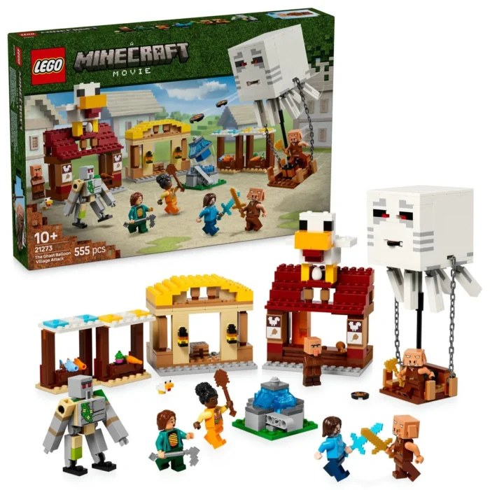 LEGO MINECRAFT ATACUL BALOANELOR GHAST ASUPRA SATULUI 21273 - imagine 18