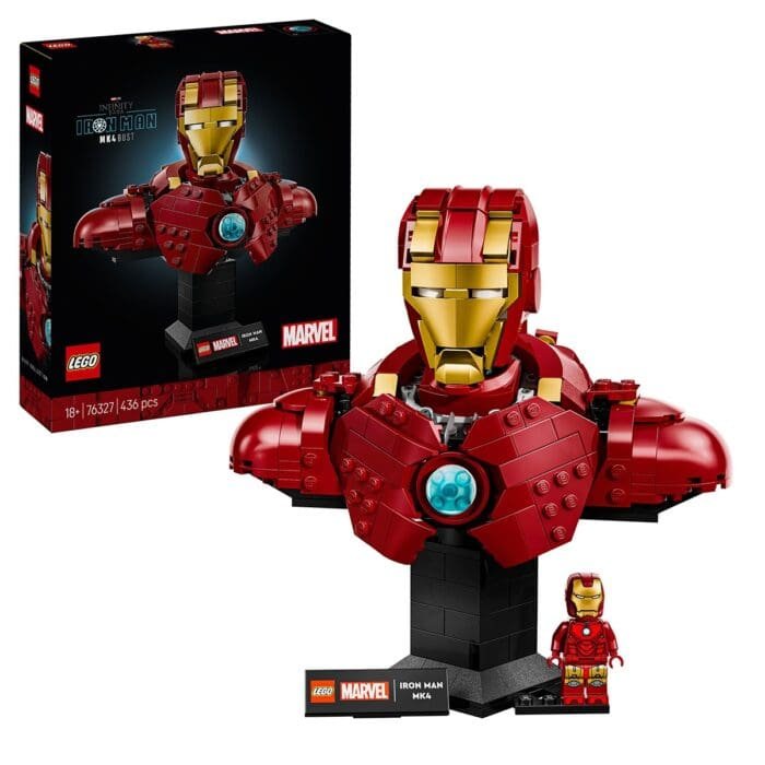 LEGO SUPER HEROES BUST IRON MAN 76327 - imagine 9