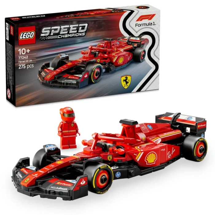 LEGO SPEED CHAMPIONS MASINA DE CURSE F1 FERRARI SF-24 77242 - imagine 10