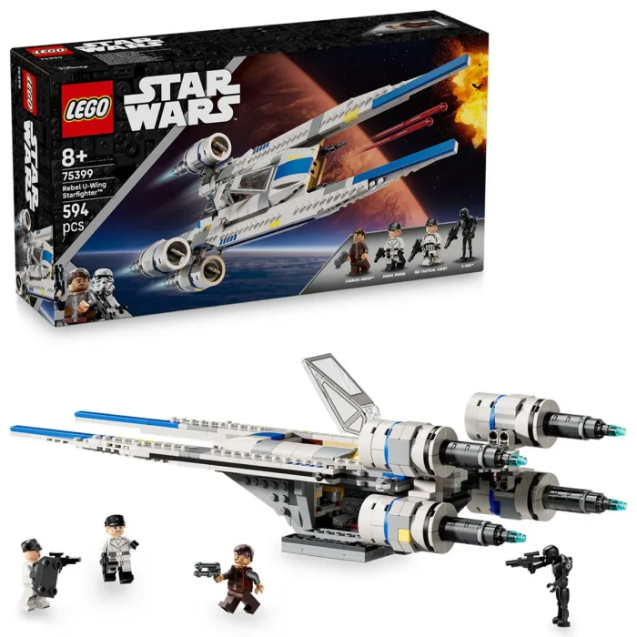 LEGO STAR WARS NAVA STELARA U-WING A REBELILOR 75399 - imagine 18