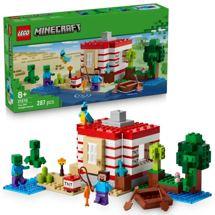 LEGO MINECRAFT CASA TNT DIN JUNGLA 21275 - imagine 18