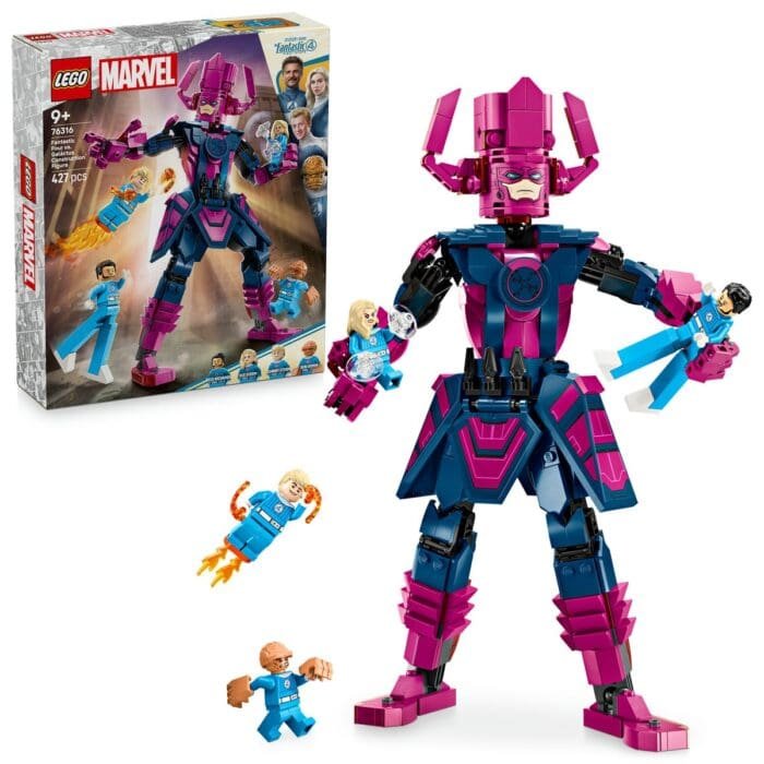 LEGO SUPER HEROES FIGURINA DE CONSTRUCIE CEI 4 FANTASTICI VS GALACTUS 76316 - imagine 9