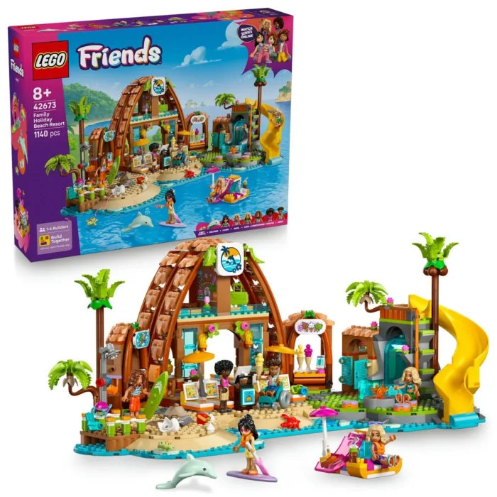 LEGO FRIENDS STATIUNE DE PE LITORAL PENTRU VACANTA CU FAMILIA 42673 - imagine 18