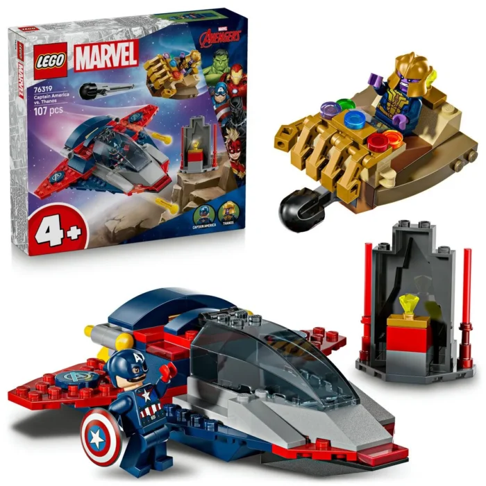 LEGO MARVEL RAZBUNATORII CAPITANUL AMERICA VS THANOS 76319 - imagine 18