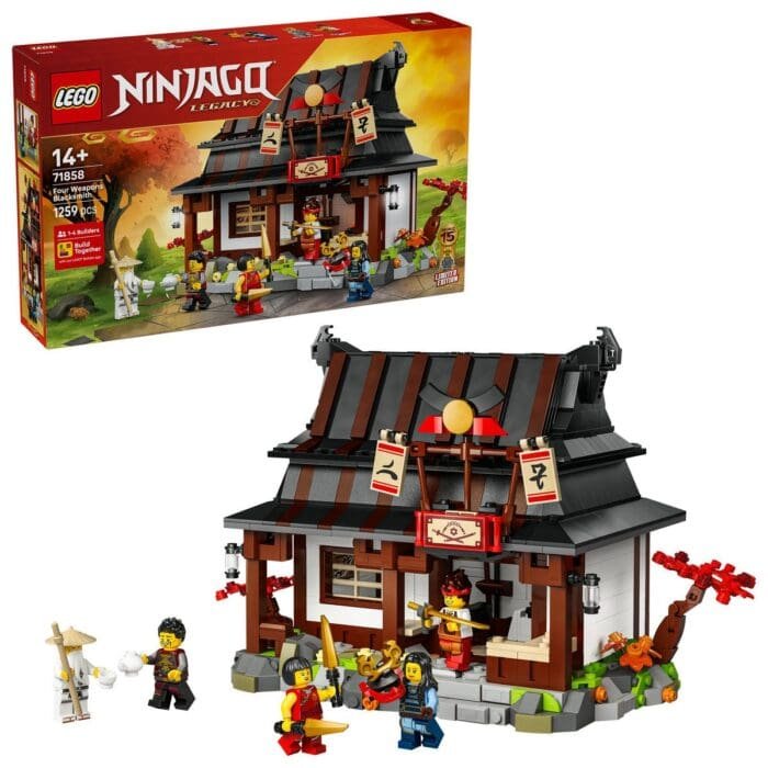 LEGI NINJAGO FIERARUL PATRU ARME LA A 15 A ANIVERSARE 71858 - imagine 9