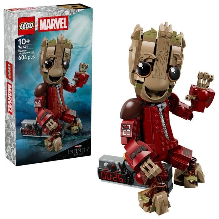 LEGO MARVEL GROOT IN UNIFORMA RAVAGER 76341 - imagine 9