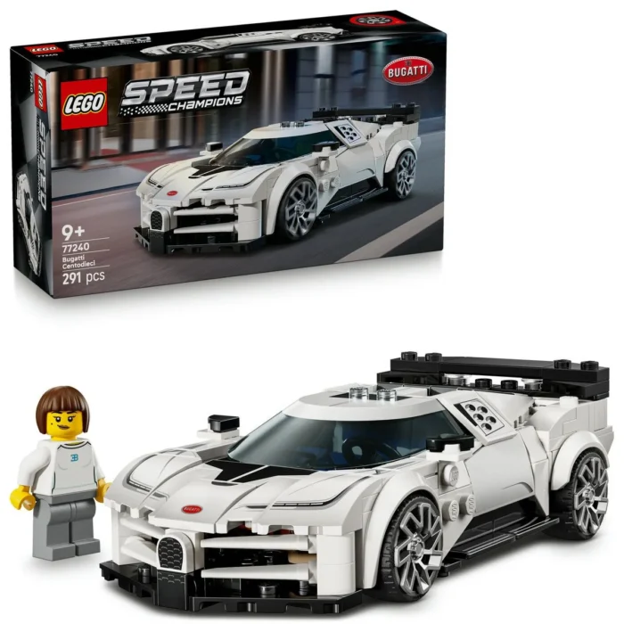 LEGO SPEED CHAMPIONS HIPERMASINA SPORT BUGATTI CENTODIECI 77240 - imagine 18