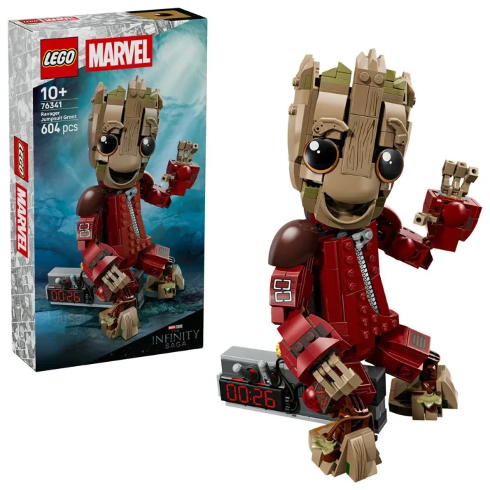 LEGO MARVEL GROOT IN UNIFORMA RAVAGER 76341 - imagine 18