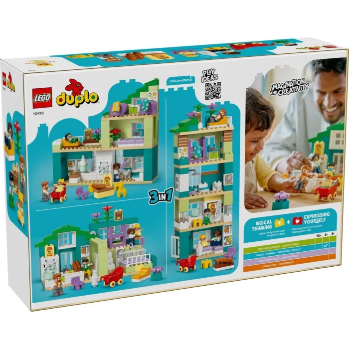 LEGO DUPLO CASA MODERNA DE FAMILIE 3 IN 1 CU FIGURINE 10470 - imagine 18