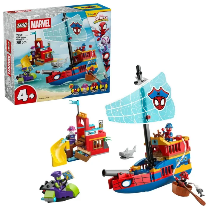 LEGO MARVEL CORABIA DE PIRATI A ECHIPEI LUI SPIDEY 11208 - imagine 18