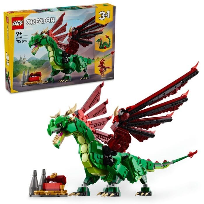 LEGO CREATOR DRAGON MEDIEVAL 31161 - imagine 9