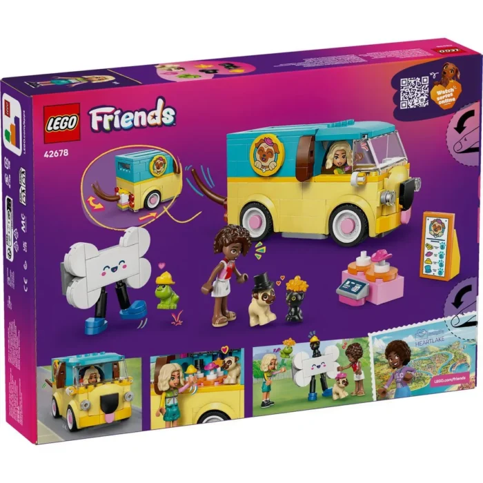 LEGO FRIENDS FURGONETA CU ACCESORII PENTRU ANIMALE DE COMPANIE 42678 - imagine 18