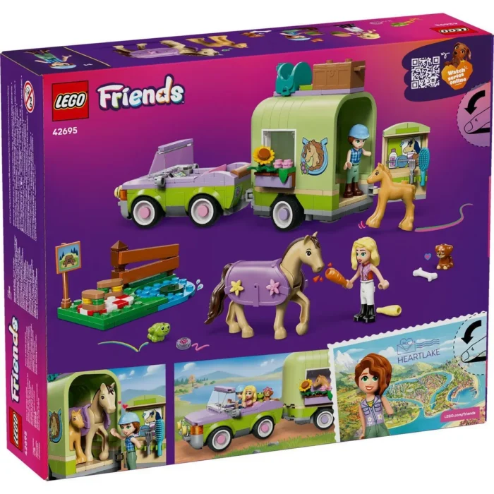 LEGO FRIENDS REMORCA PENTRU CAL SI MANZ 42695 - imagine 18