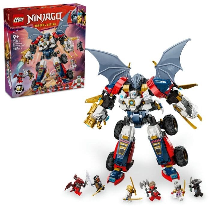 LEGO NINJAGO ULTRAROBOTUL COMBINAT AL LUI ZANE 71834 - imagine 9