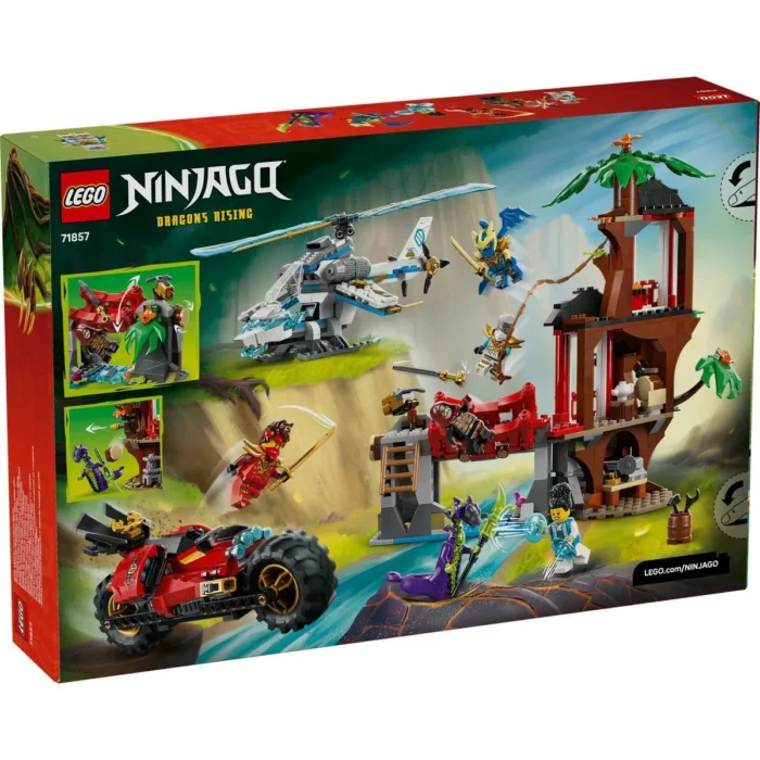 LEGO NINJAGO LUPTA LA CASA DIN COPAC CU VEHICULE NINJA 71857 - imagine 18