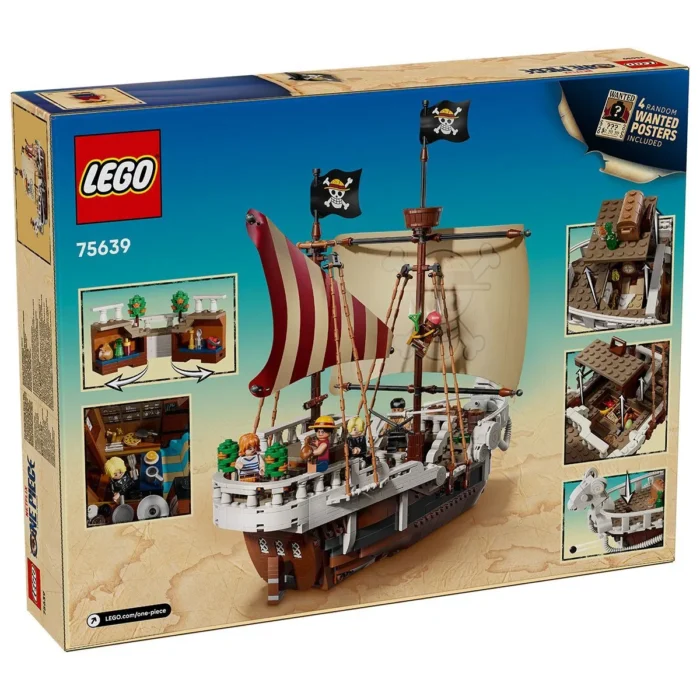 LEGO ONE PIECE CORABIA DE PIRATI FASNEATA MERRY 75639 - imagine 18