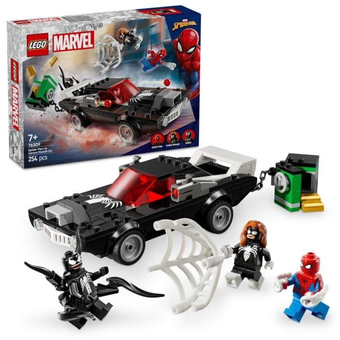 LEGO SUPER HEROES OMUL PAIANJEN VS. MASINA FORTOASA A LUI VENOM 76309 - imagine 9