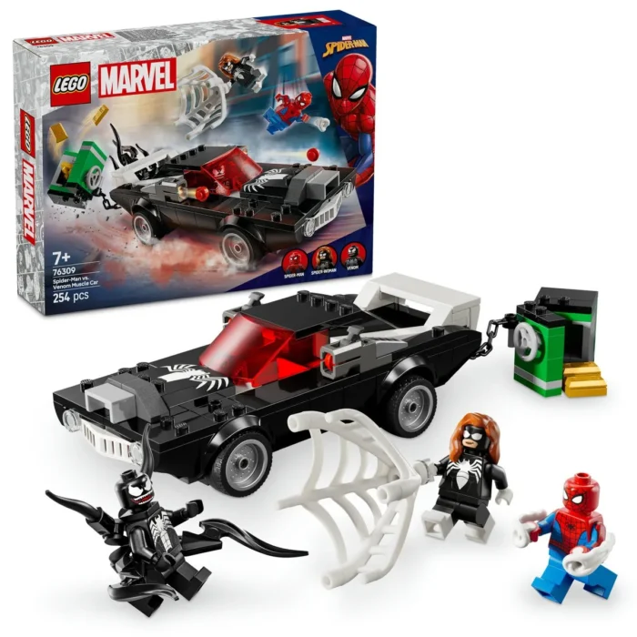 LEGO SUPER HEROES OMUL PAIANJEN VS. MASINA FORTOASA A LUI VENOM 76309 - imagine 18