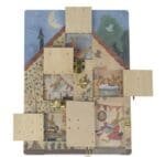 Jucarie lemn Casuta iepurasilor cu sisteme de inchidere Egmont Toys - imagine 2