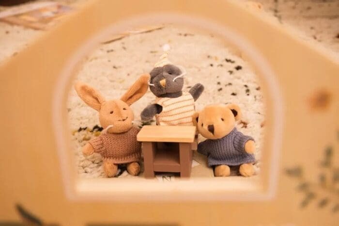 Mini Iepurasul de plus Lenny, Egmont Toys - imagine 3