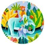 Puzzle galerie La fiesta, Djeco - imagine 2