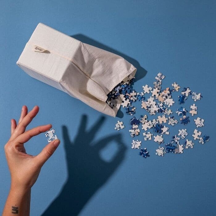 Puzzle Hokusai Valul, Londji - imagine 3