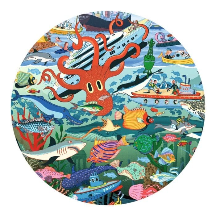 Puzzle Observație Secretele marii, Djeco - imagine 2