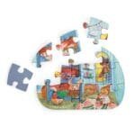 Set 4 mini puzzle-uri O zi perfecta, Moulin Roty - imagine 2