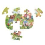 Set 4 mini puzzle-uri O zi perfecta, Moulin Roty - imagine 3