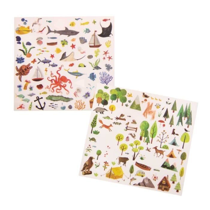 Set abtibilduri de transfer Exploratorul, Moulin Roty - imagine 2