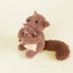 Veverita de plus cu puiut, Egmont Toys - imagine 2