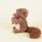 Veverita de plus cu puiut, Egmont Toys - imagine 3