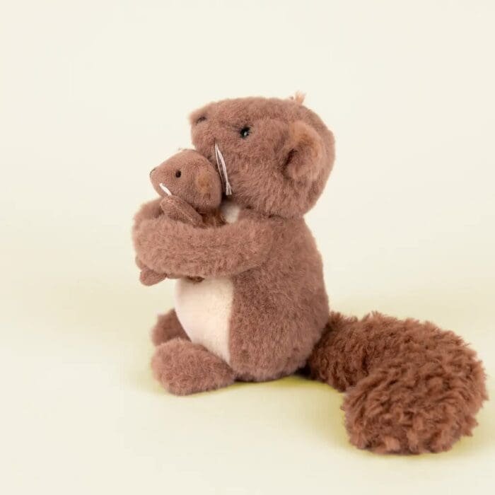 Veverita de plus cu puiut, Egmont Toys - imagine 3