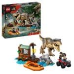 LEGO JURASSIC WORLD RENASTEREA EVADARE PE RAU DIN CALEA UNUI T REX 76975