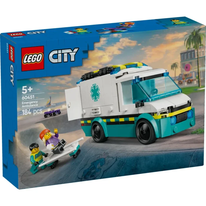 LEGO CITY AMBULANTA DE URGENTE 60451 - imagine 10