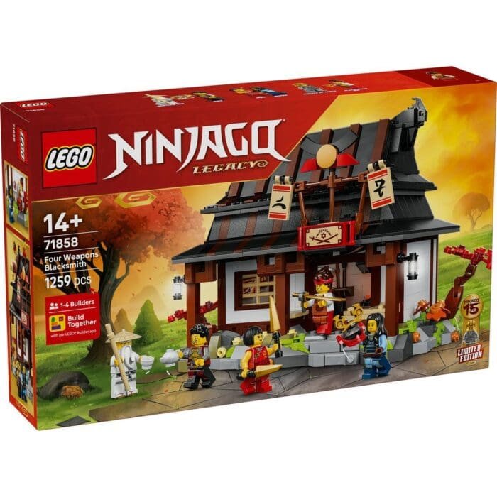 LEGI NINJAGO FIERARUL PATRU ARME LA A 15 A ANIVERSARE 71858 - imagine 2