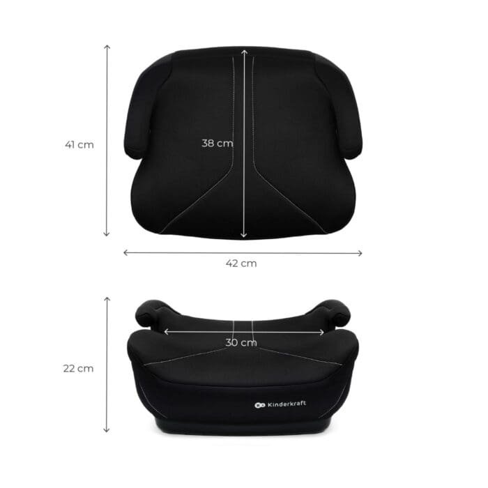 INALTATOR AUTO KINDERKRAFT BOOST 2 , I-SIZE 125-150 CM, BLACK - imagine 2