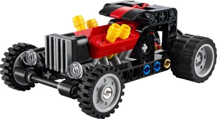 LEGO TECHNIC MASINA HOT ROD 30735 - imagine 2