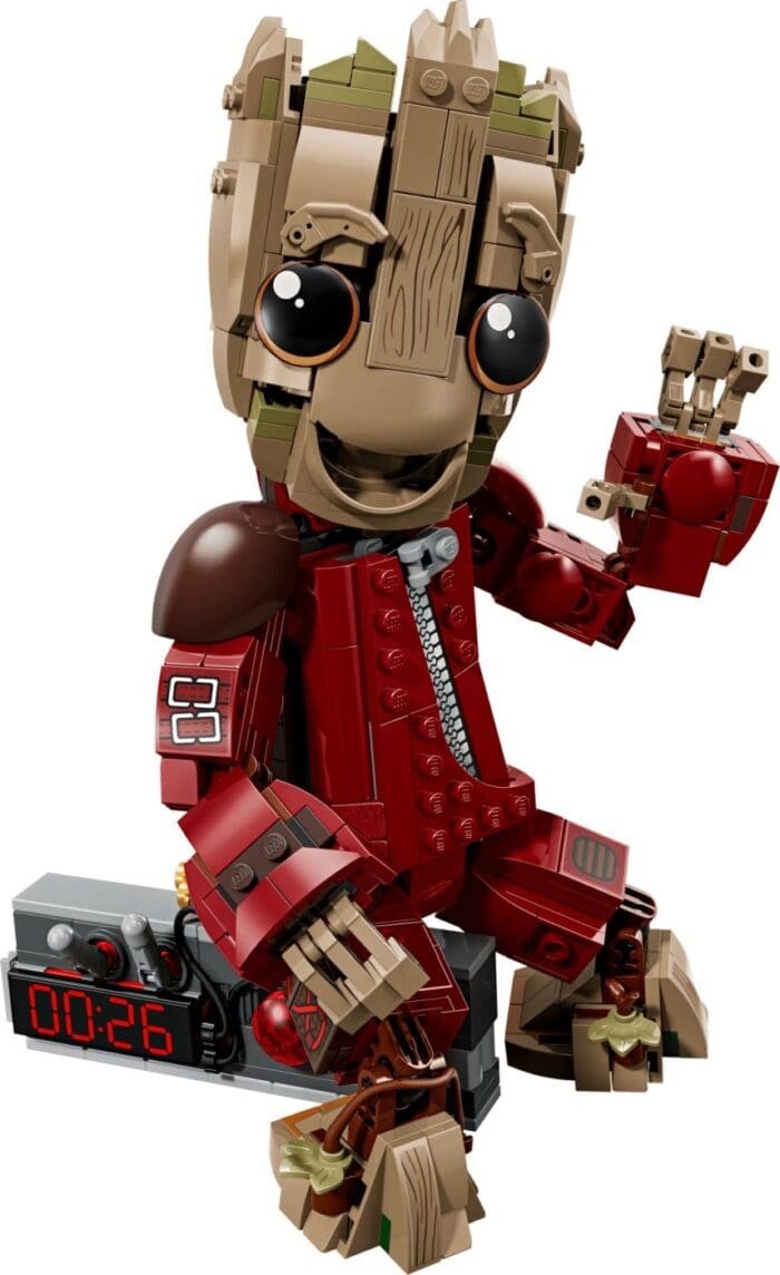 LEGO MARVEL GROOT IN UNIFORMA RAVAGER 76341 - imagine 3