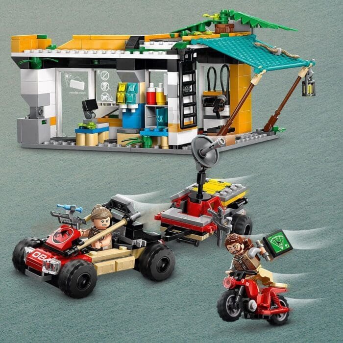 LEGO JURASSIC WORLD RENASTEREA MISIUNE DE URMARIRE A UNUI VELOCIRAPTOR SI A UNUI TITANOSAURUS 76973 - imagine 8