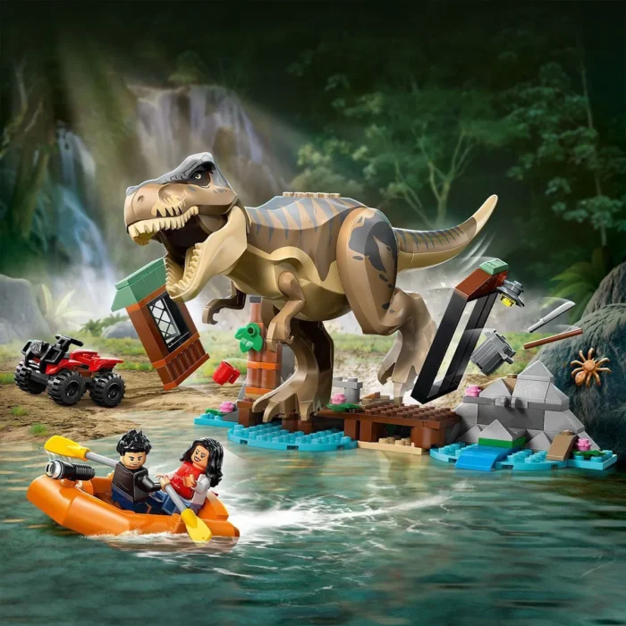 LEGO JURASSIC WORLD RENASTEREA EVADARE PE RAU DIN CALEA UNUI T REX 76975 - imagine 16