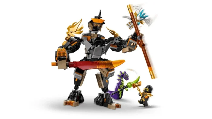 LEGO NINJAGO ROBOTUL DE MISIUNE AL LUI COLE SI DRAGONUL ZANE 71854 - imagine 17