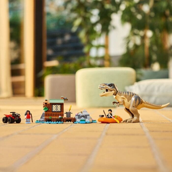 LEGO JURASSIC WORLD RENASTEREA EVADARE PE RAU DIN CALEA UNUI T REX 76975 - imagine 9