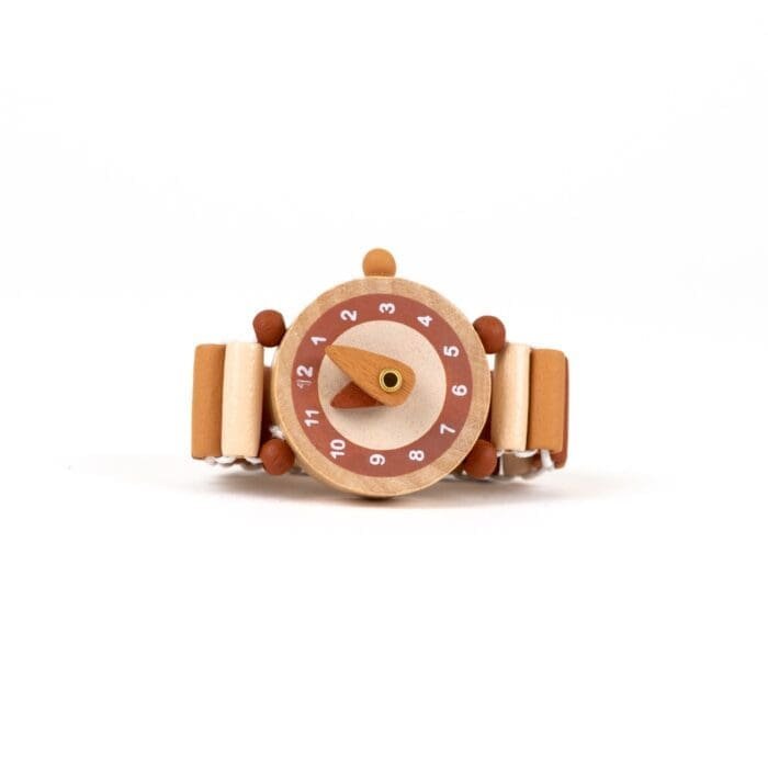 Ceas de mana din lemn Emma, Egmont Toys - imagine 3