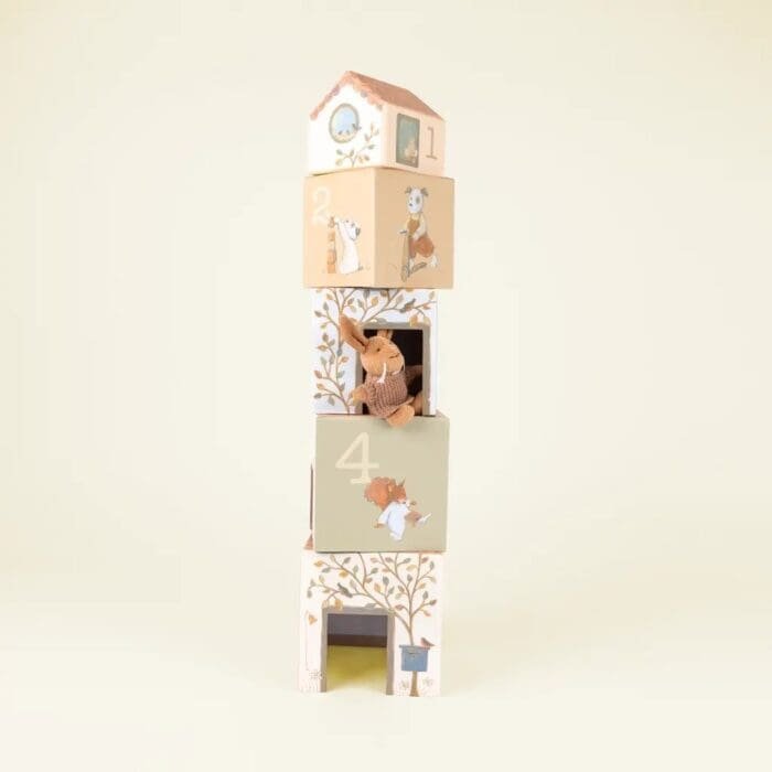 Joc de stivuire Cuburi cu iepuras, Egmont Toys - imagine 3