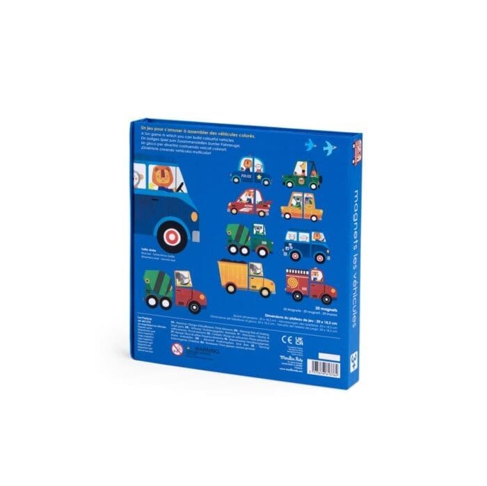 Joc magnetic Vehicule Les Popipop, Moulin Roty - imagine 4
