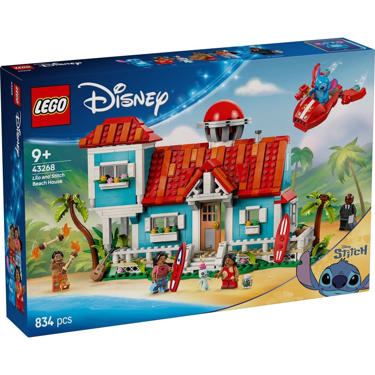1 LEGO DISNEY CASA DE PE PLAJA A LUI LILO SI STITCH 43268 - imagine 1